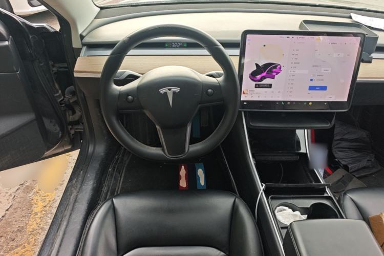 Used Tesla Model 3 2020 Long-Range Rear-Wheel-Drive Version Steering Wheel