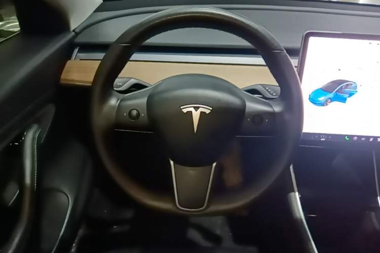 Used Tesla Model 3 2020 Refreshed Version Long-Range Rear-Wheel Drive Steering Wheel