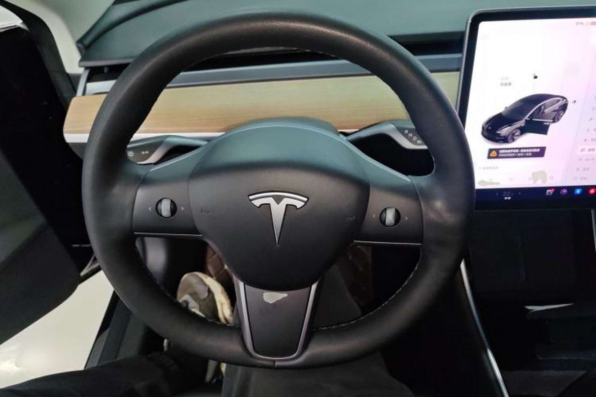 Used Tesla Model 3 2020 Standard Range Rear-Wheel Drive Upgraded Version Steering Wheel