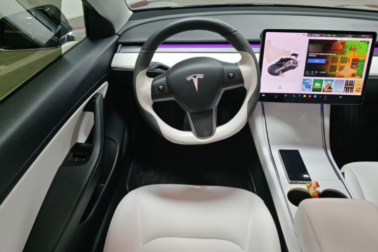 Used Tesla Model 3 2020 Refreshed Version Long-Range Rear-Wheel Drive Steering Wheel