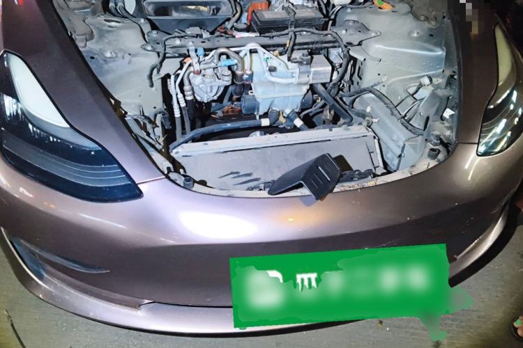 Used Tesla Model 3 2020 Refreshed Version Long-Range Rear-Wheel Drive Engine Bay