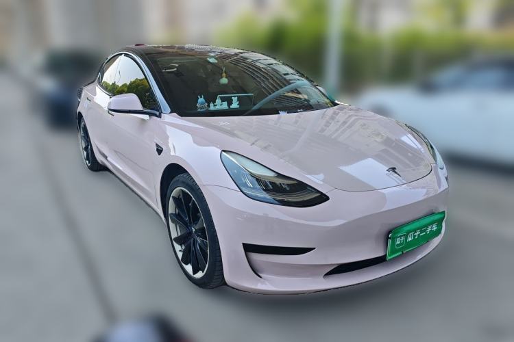 Used Tesla Model 3 2020 Standard Range Rear-Wheel Drive Upgraded Version Front Right 45 Deg