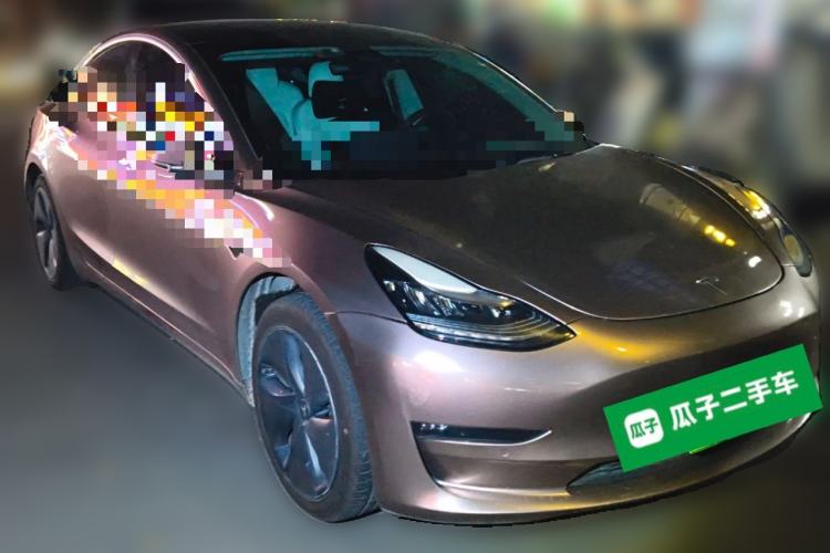 Used Tesla Model 3 2020 Refreshed Version Long-Range Rear-Wheel Drive Front Right 45 Deg