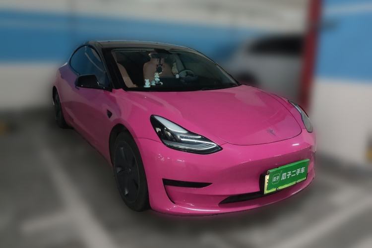 Used Tesla Model 3 2020 Standard Range Rear-Wheel Drive Upgraded Version Front Right 45 Deg