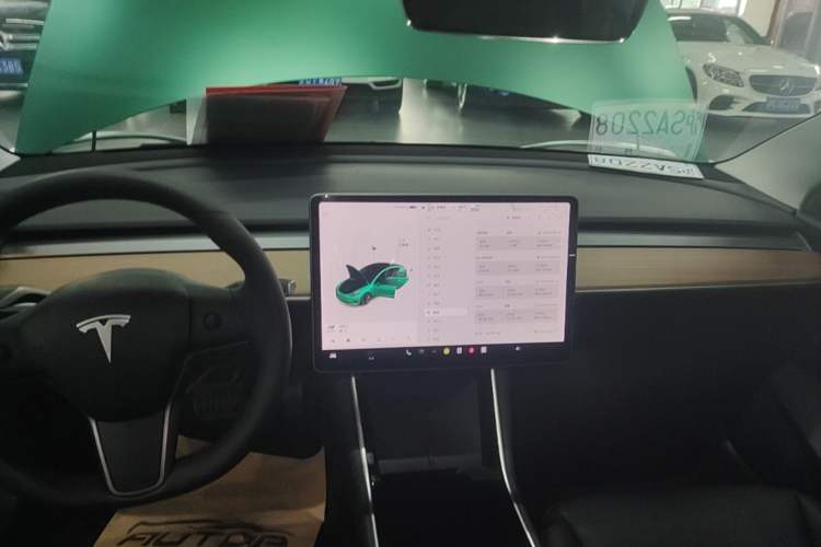 Used Tesla Model 3 2020 Refreshed Version Long-Range Rear-Wheel Drive Audio And AC Panel