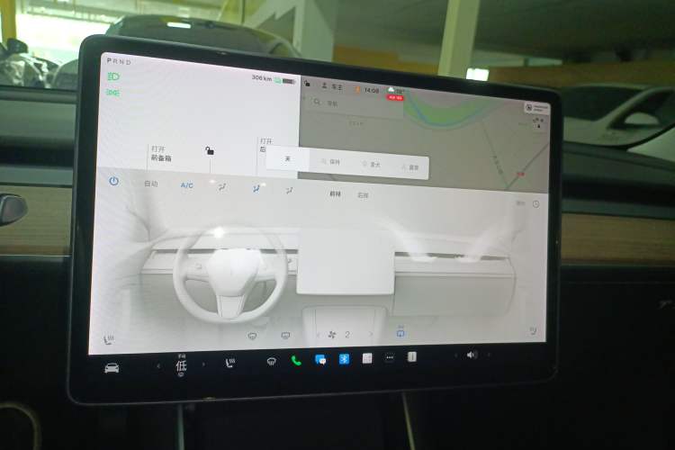 Used Tesla Model 3 2020 Revised Version Standard Range Rear-Wheel Drive – Upgraded Edition Audio And AC Panel