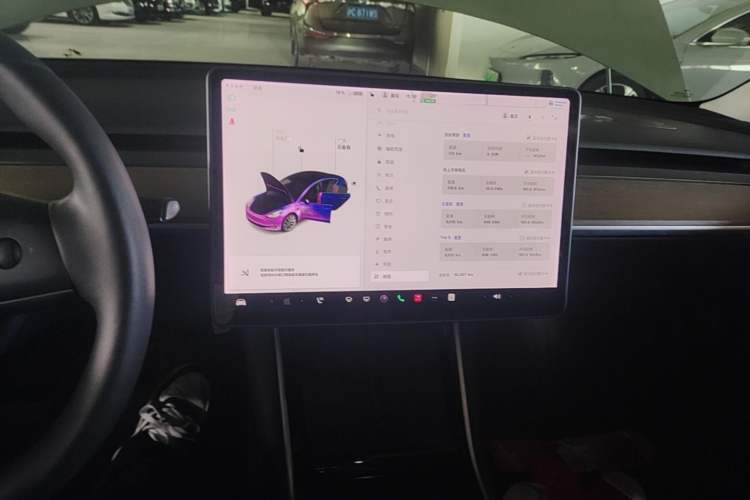 Used Tesla Model 3 2020 Refreshed Version Long-Range Rear-Wheel Drive Audio And AC Panel