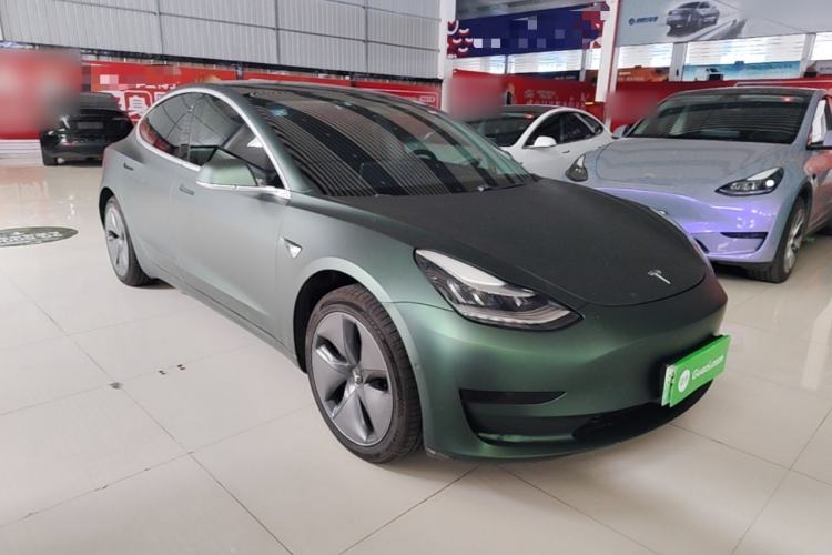 Used Tesla Model 3 2020 Standard Range Rear-Wheel Drive Upgraded Version Front Right 45 Deg