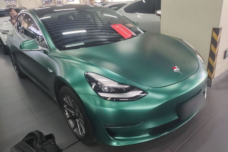 Used Tesla Model 3 2020 Refreshed Version Long-Range Rear-Wheel Drive Front Right 45 Deg