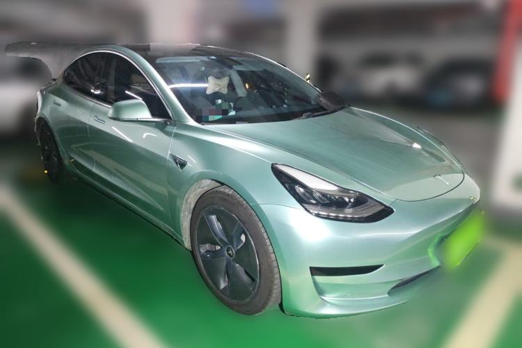 Used Tesla Model 3 2020 Standard Range Rear-Wheel Drive Upgraded Version Front Right 45 Deg