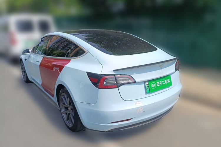 Used Tesla Model 3 2020 Standard Range Rear-Wheel Drive Upgraded Version Rear Left 45 Deg