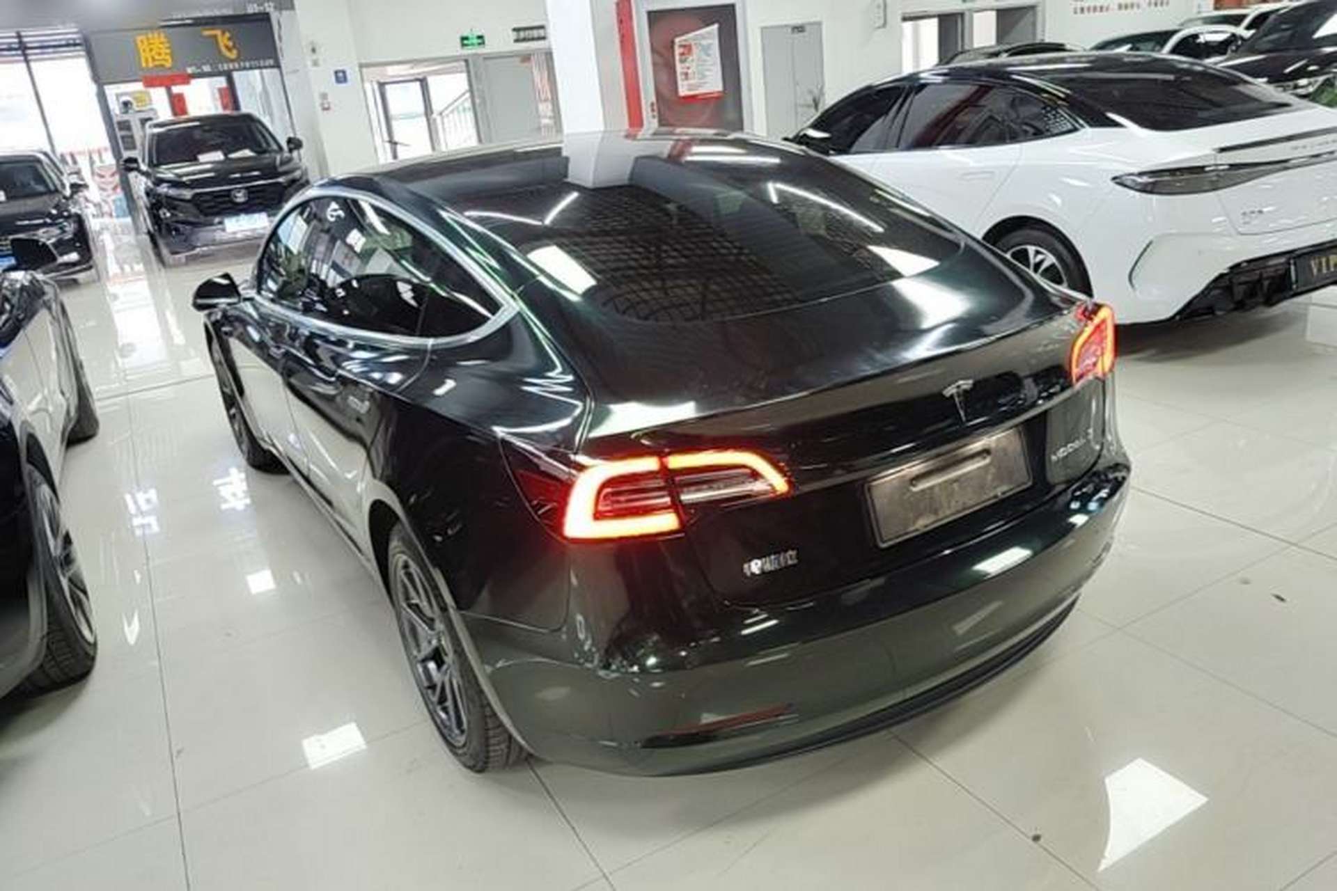 Used Tesla Model 3 2020 Standard Range Rear-Wheel Drive Upgraded Version Rear Left 45 Deg