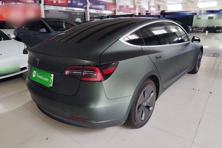 Used Tesla Model 3 2020 Standard Range Rear-Wheel Drive Upgraded Version Rear Right 45 Deg