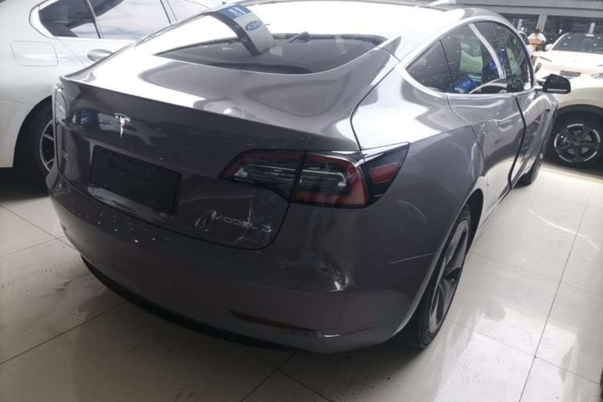 Used Tesla Model 3 2020 Standard Range Rear-Wheel Drive Upgraded Version Rear Right 45 Deg