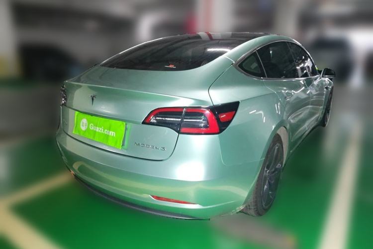 Used Tesla Model 3 2020 Standard Range Rear-Wheel Drive Upgraded Version Rear Right 45 Deg
