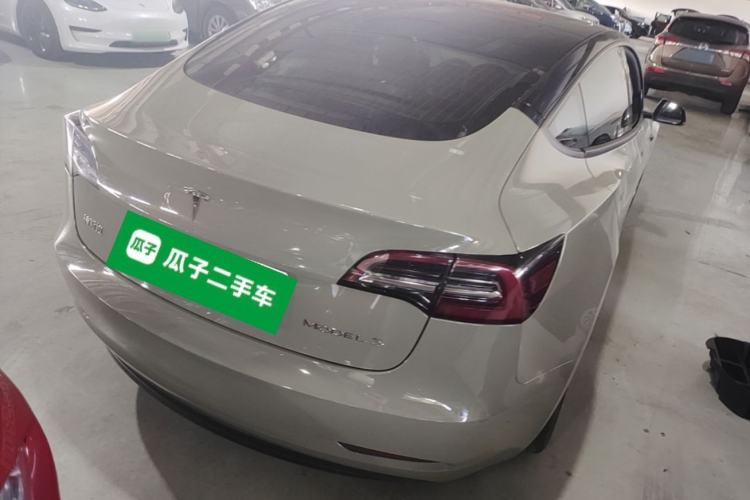 Used Tesla Model 3 2020 Refreshed Version Long-Range Rear-Wheel Drive Rear Right 45 Deg