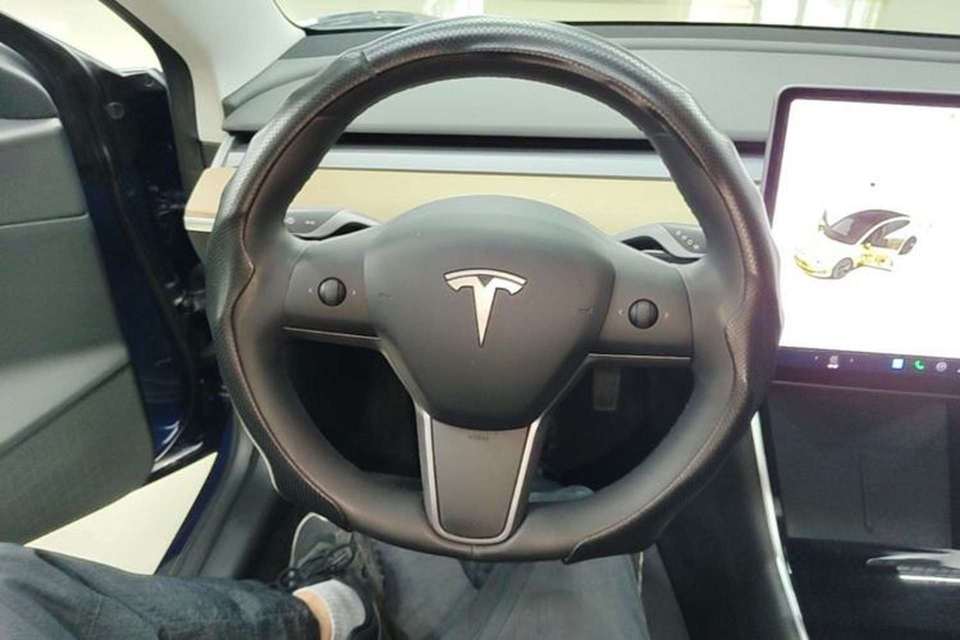 Used Tesla Model 3 2020 Standard Range Rear-Wheel Drive Upgraded Version Steering Wheel
