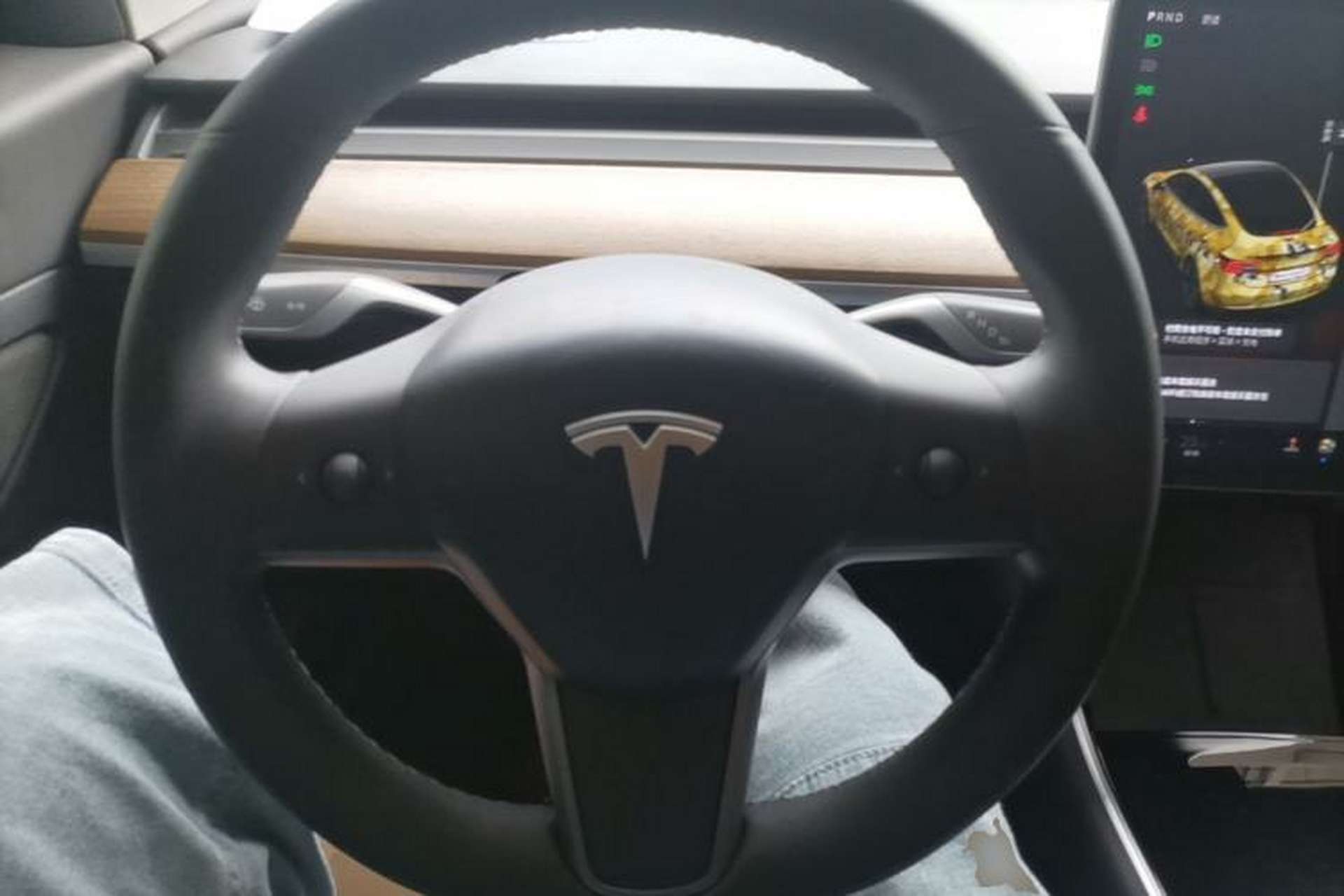 Used Tesla Model 3 2020 Standard Range Rear-Wheel Drive Upgraded Version Steering Wheel