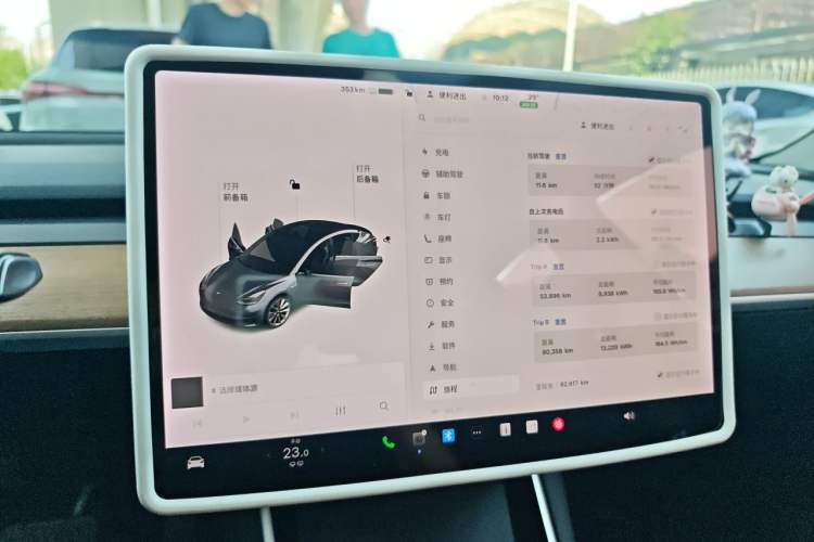 Used Tesla Model 3 2020 Standard Range Rear-Wheel Drive Upgraded Version Instrument Cluster