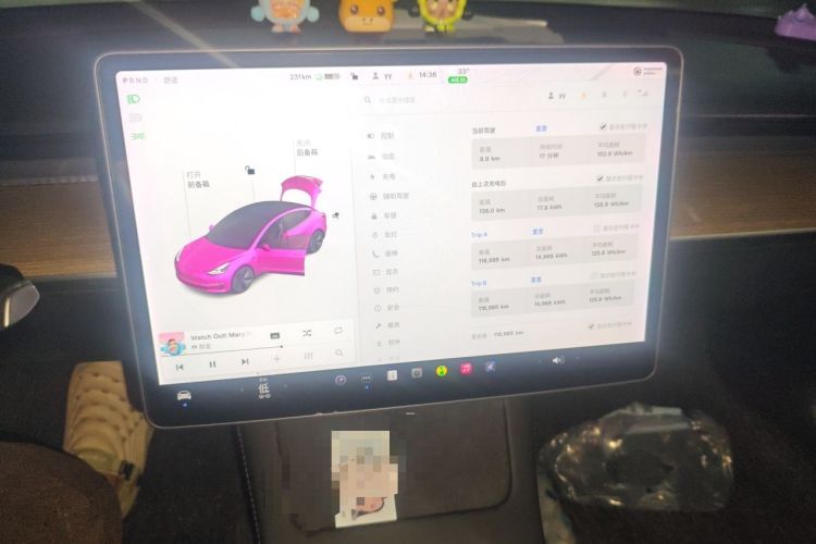 Used Tesla Model 3 2020 Revised Version Standard Range Rear-Wheel Drive – Upgraded Edition Instrument Cluster
