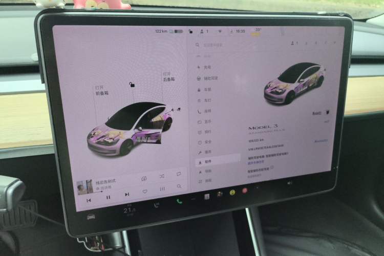 Used Tesla Model 3 2020 Standard Range Rear-Wheel Drive Upgraded Version Instrument Cluster