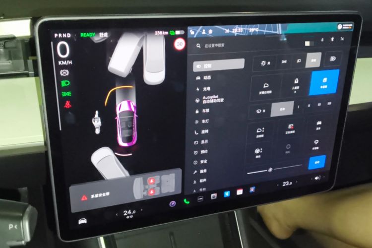 Used Tesla Model 3 2020 Refreshed Version Long-Range Rear-Wheel Drive Instrument Cluster