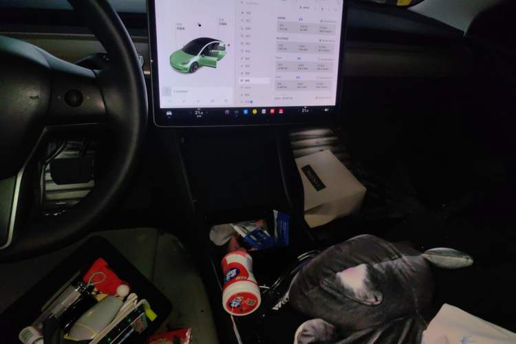 Used Tesla Model 3 2020 Refreshed Version Long-Range Rear-Wheel Drive Audio And AC Panel