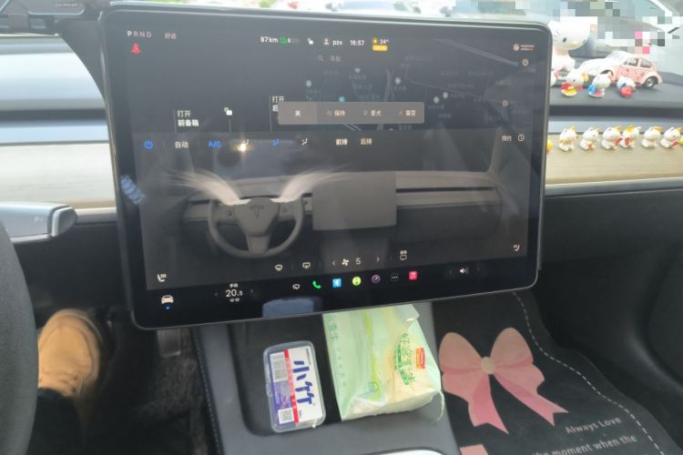 Used Tesla Model 3 2020 Standard Range Rear-Wheel Drive Upgraded Version Audio And AC Panel