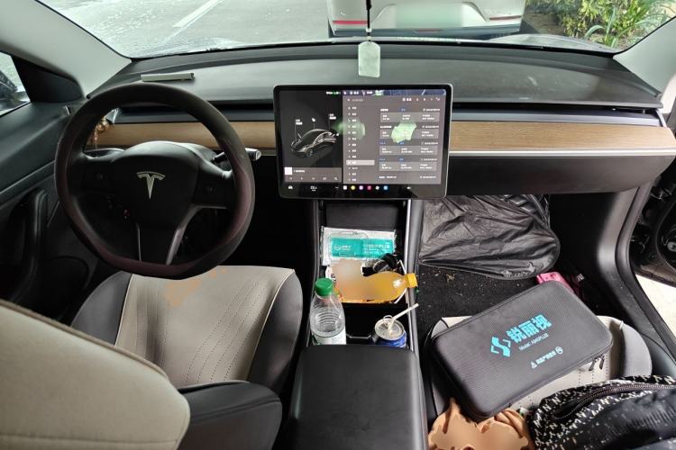 Used Tesla Model 3 2020 Revised Version Standard Range Rear-Wheel Drive – Upgraded Edition Center Console