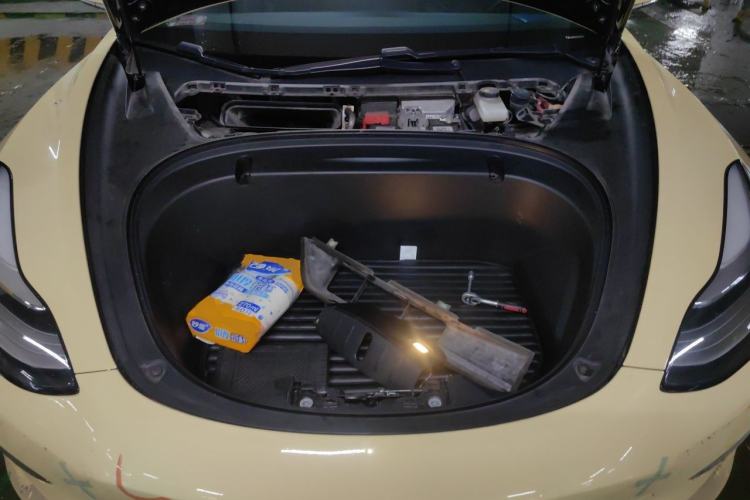 Used Tesla Model 3 2020 Refreshed Version Long-Range Rear-Wheel Drive Engine Bay