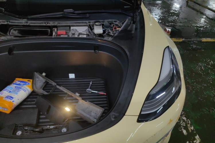 Used Tesla Model 3 2020 Refreshed Version Long-Range Rear-Wheel Drive Engine Bay Left