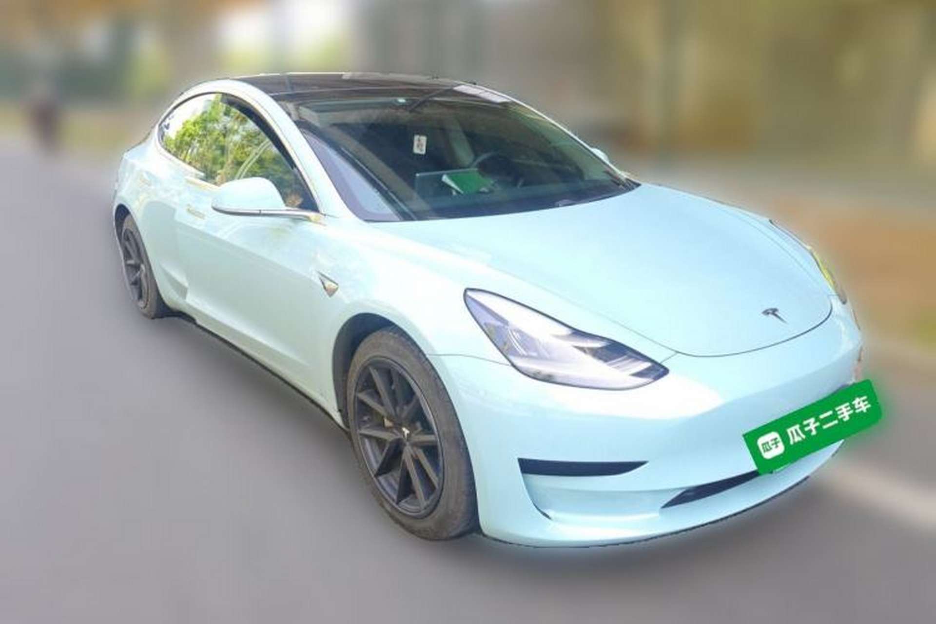 Used Tesla Model 3 2020 Standard Range Rear-Wheel Drive Upgraded Version Front Right 45 Deg