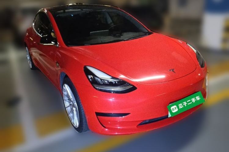 Used Tesla Model 3 2020 Standard Range Rear-Wheel Drive Upgraded Version Front Right 45 Deg