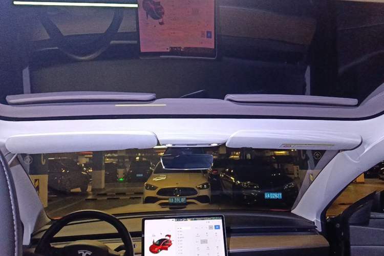 Used Tesla Model 3 2020 Standard Range Rear-Wheel Drive Upgraded Version Headliner
