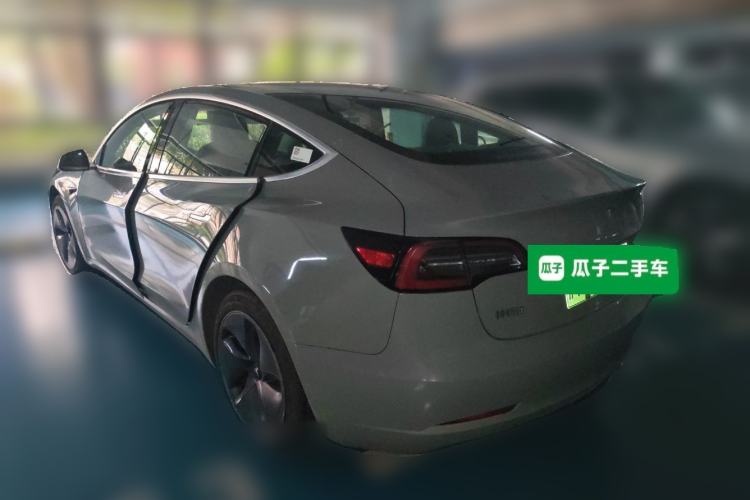 Used Tesla Model 3 2020 Standard Range Rear-Wheel Drive Upgraded Version Rear Left 45 Deg
