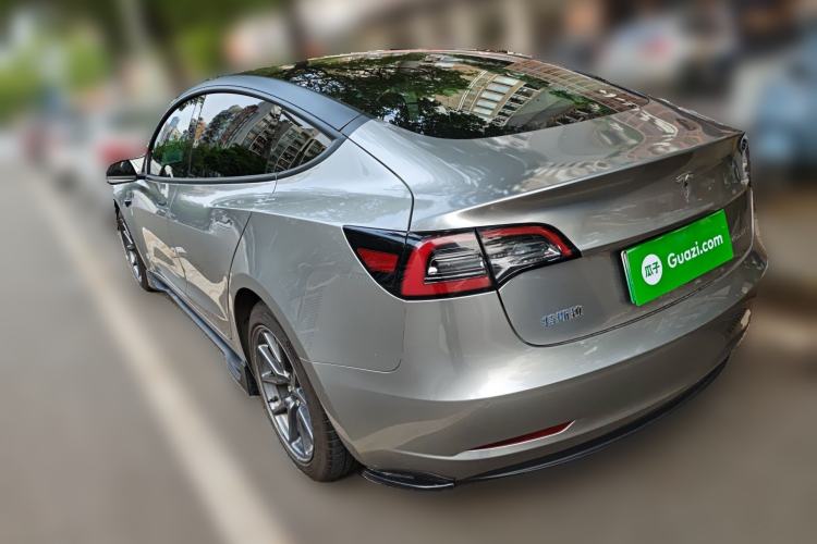 Used Tesla Model 3 2020 Standard Range Rear-Wheel Drive Upgraded Version Rear Left 45 Deg