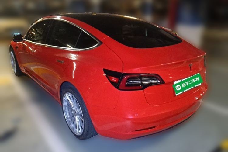 Used Tesla Model 3 2020 Standard Range Rear-Wheel Drive Upgraded Version Rear Left 45 Deg