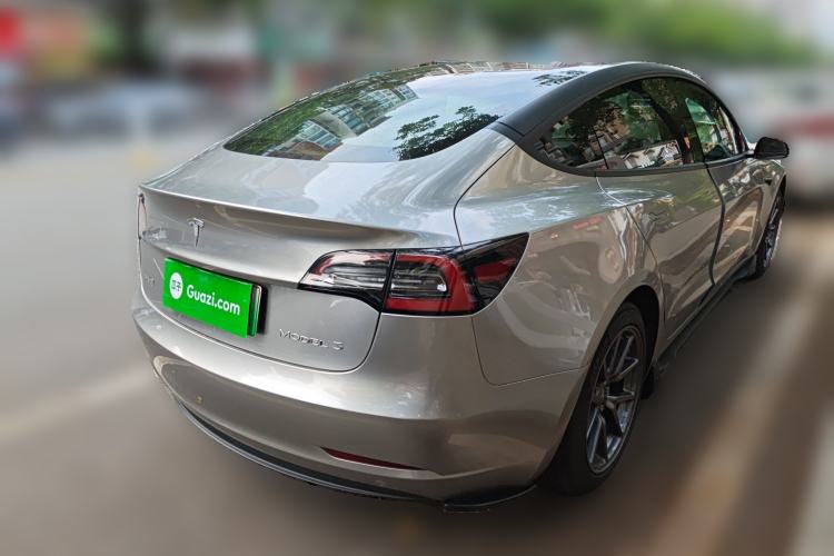 Used Tesla Model 3 2020 Standard Range Rear-Wheel Drive Upgraded Version Rear Right 45 Deg