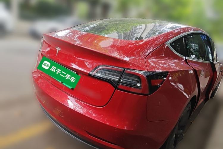 Used Tesla Model 3 2020 Refreshed Version Long-Range Rear-Wheel Drive Rear Right 45 Deg