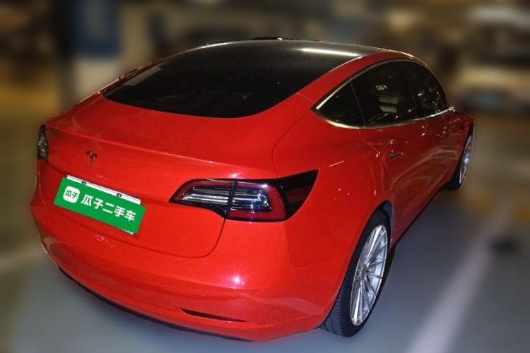 Used Tesla Model 3 2020 Standard Range Rear-Wheel Drive Upgraded Version Rear Right 45 Deg