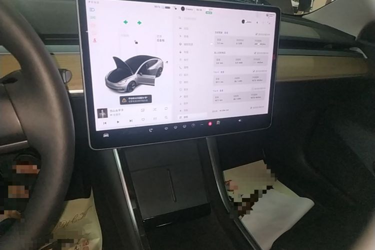 Used Tesla Model 3 2020 Standard Range Rear-Wheel Drive Upgraded Version Audio And AC Panel