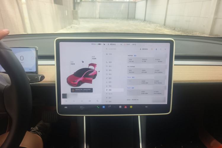 Used Tesla Model 3 2020 Refreshed Version Long-Range Rear-Wheel Drive Audio And AC Panel