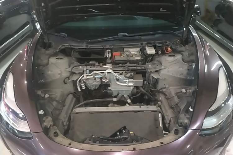 Used Tesla Model 3 2020 Standard Range Rear-Wheel Drive Upgraded Version Engine Bay