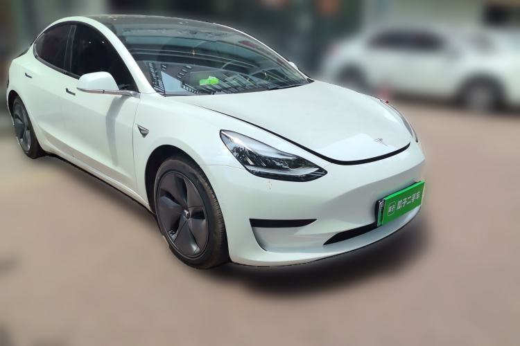 Used Tesla Model 3 2020 Standard Range Rear-Wheel Drive Upgraded Version Front Right 45 Deg