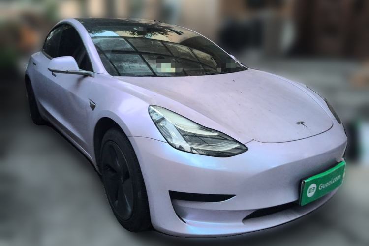 Used Tesla Model 3 2020 Standard Range Rear-Wheel Drive Upgraded Version Front Right 45 Deg