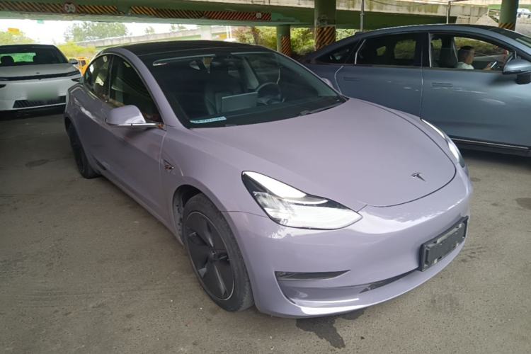 Used Tesla Model 3 2020 Refreshed Version Long-Range Rear-Wheel Drive Front Right 45 Deg