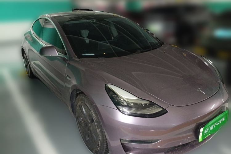 Used Tesla Model 3 2020 Refreshed Version Long-Range Rear-Wheel Drive Front Right 45 Deg