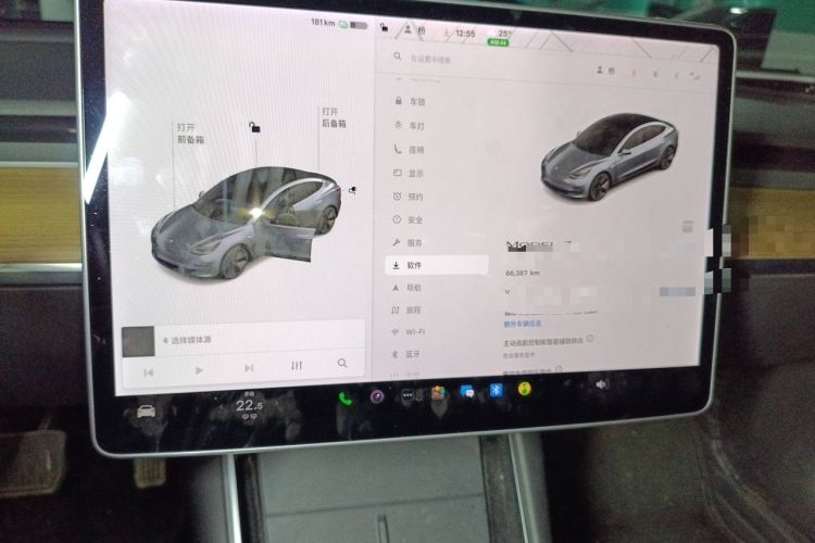 Used Tesla Model 3 2020 Refreshed Version Long-Range Rear-Wheel Drive Instrument Cluster