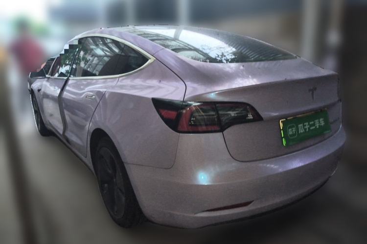 Used Tesla Model 3 2020 Standard Range Rear-Wheel Drive Upgraded Version Rear Left 45 Deg
