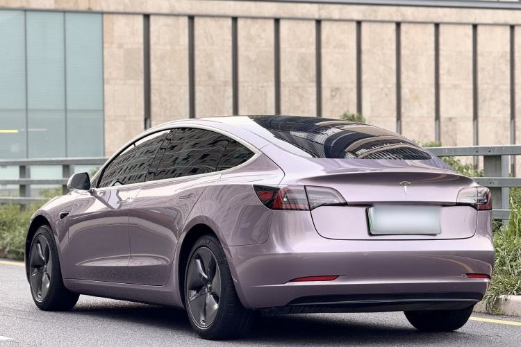 Used Tesla Model 3 2020 Refreshed Version Long-Range Rear-Wheel Drive Rear Left 45 Deg
